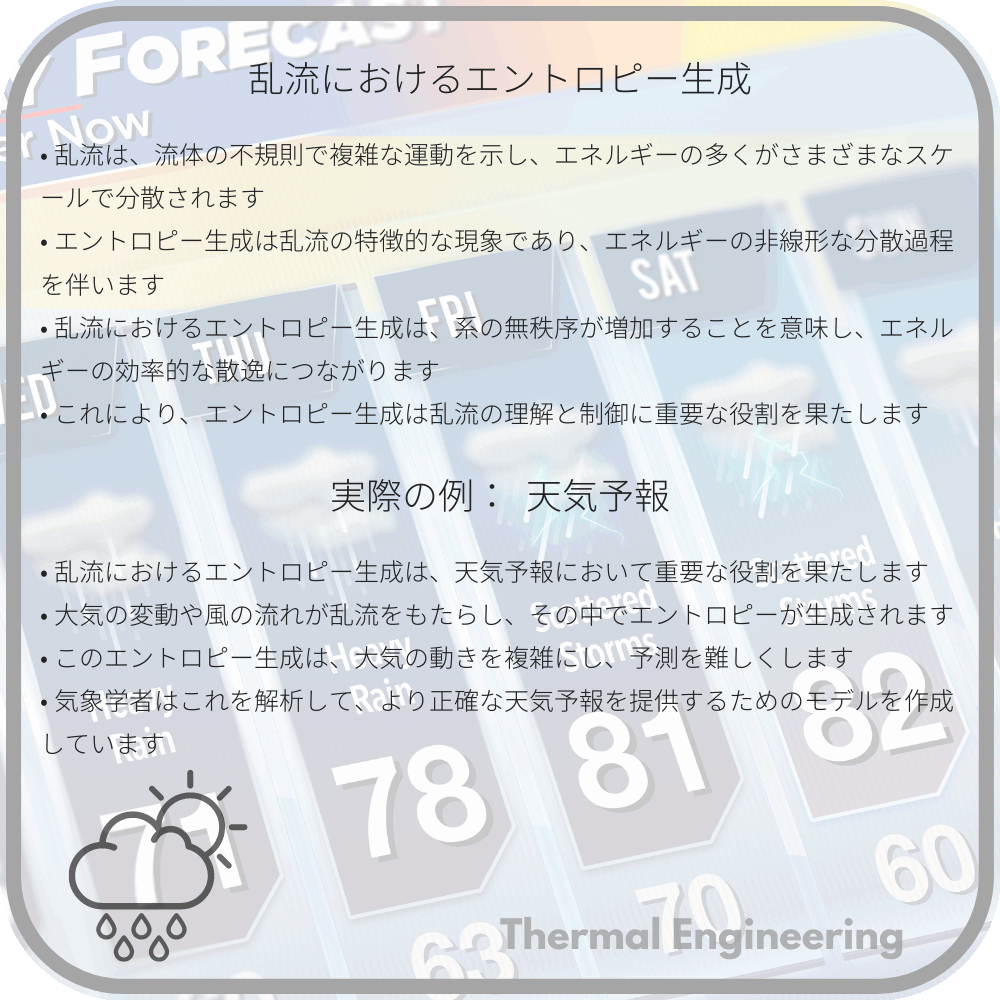 乱流におけるエントロピー生成