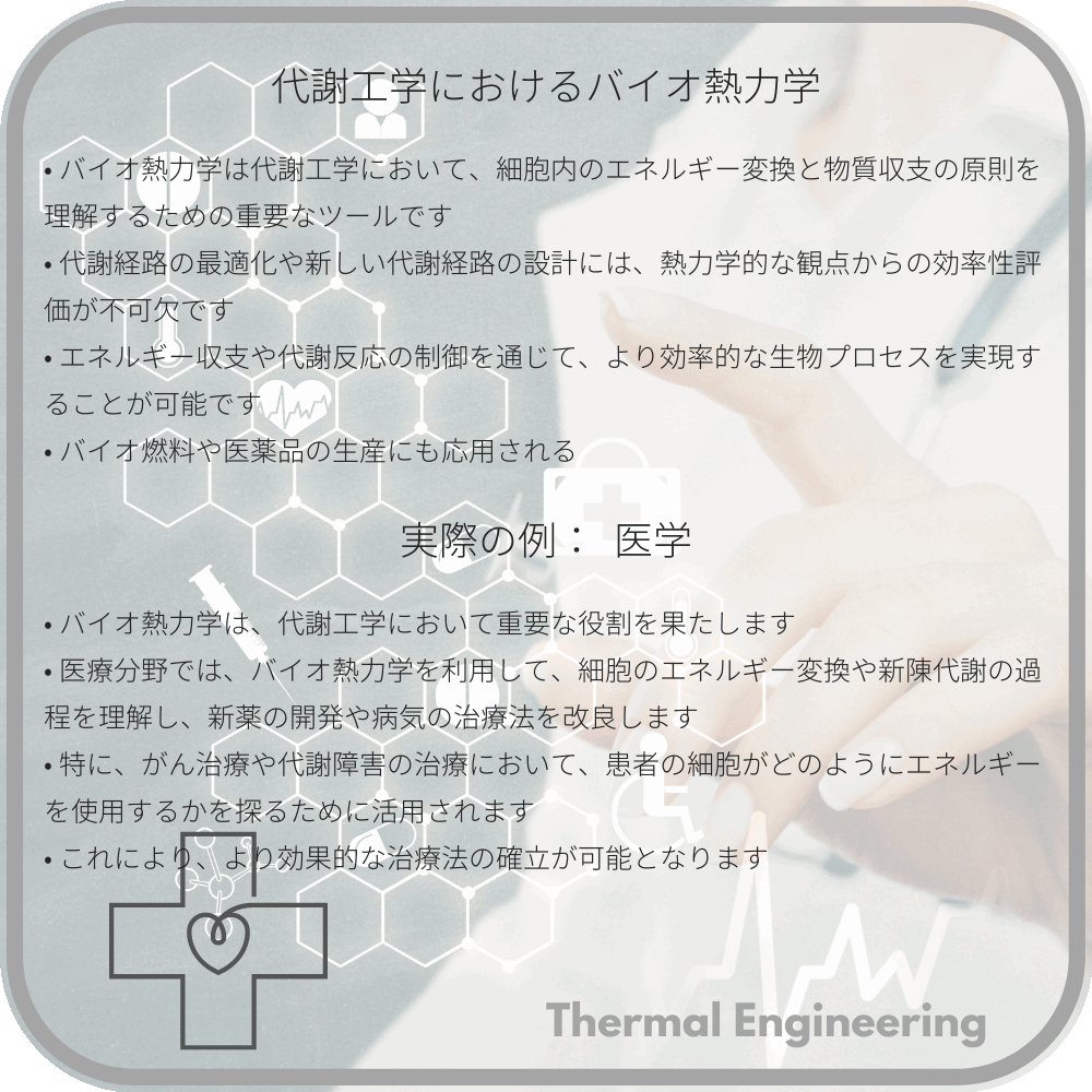 代謝工学におけるバイオ熱力学