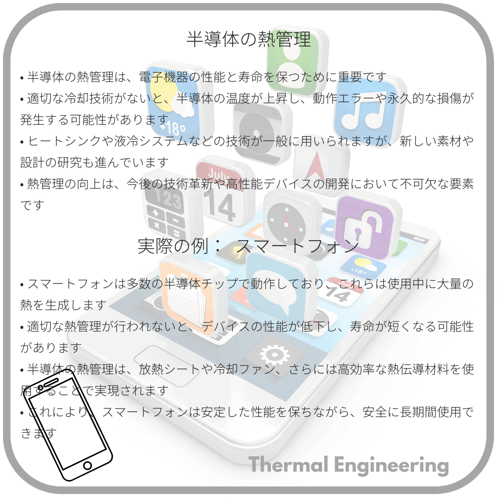半導体の熱管理