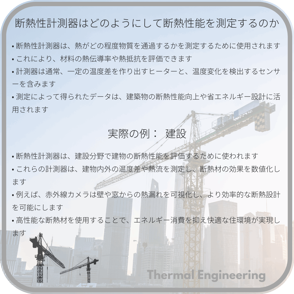 断熱性計測器はどのようにして断熱性能を測定するのか