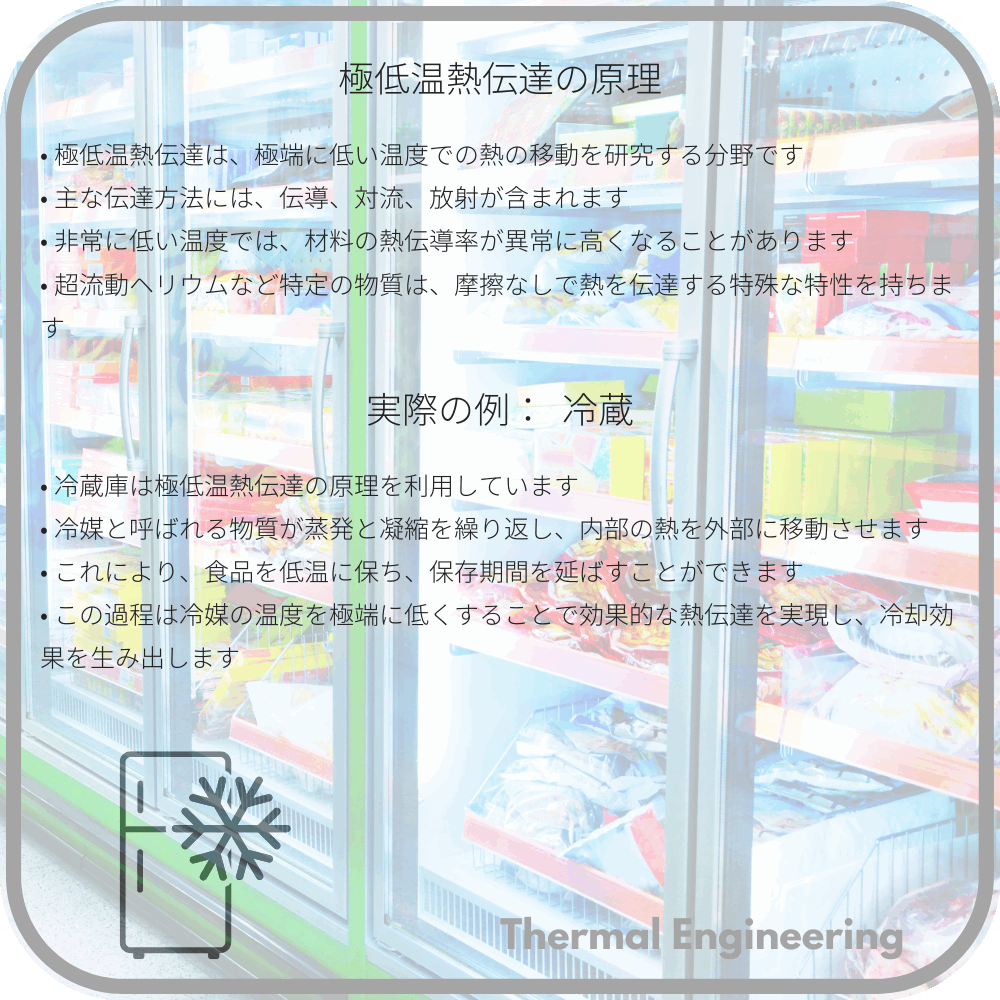 極低温熱伝達の原理