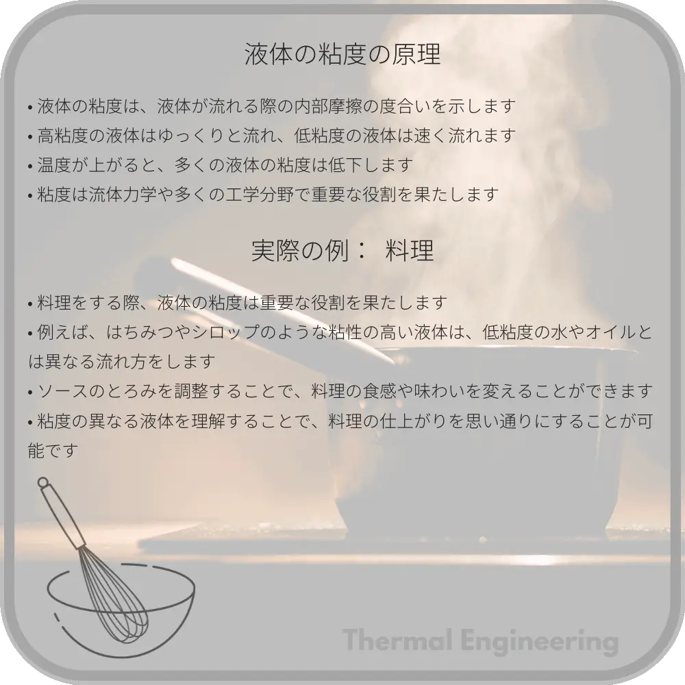 液体の粘度の原理