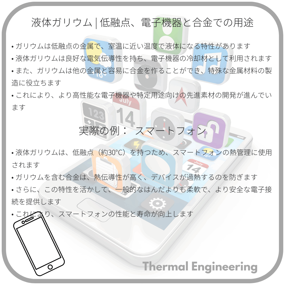 液体ガリウム | 低融点、電子機器と合金での用途