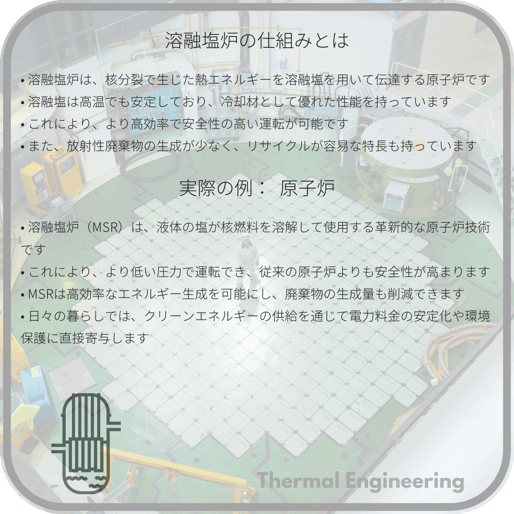 溶融塩炉の仕組みとは