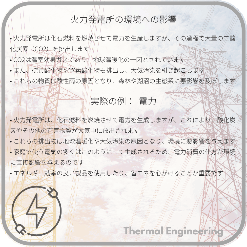 火力発電所の環境への影響