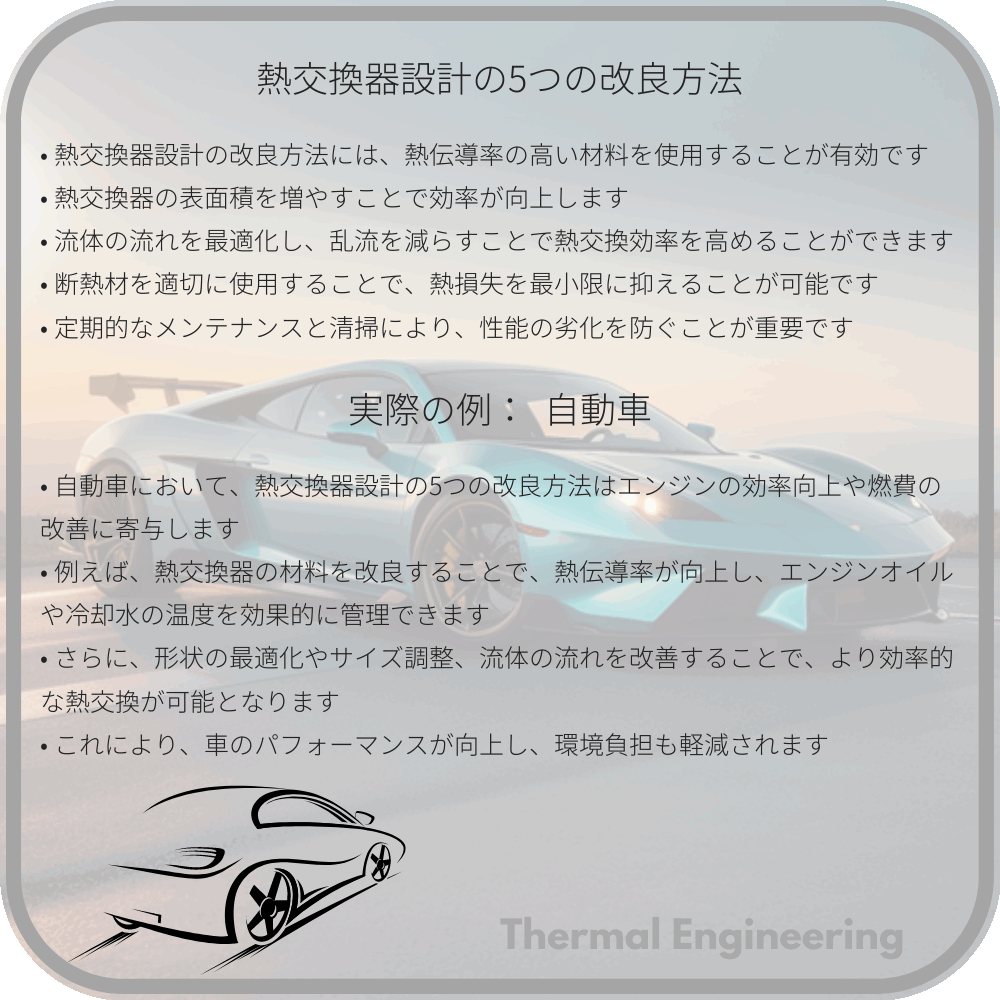 熱交換器設計の5つの改良方法