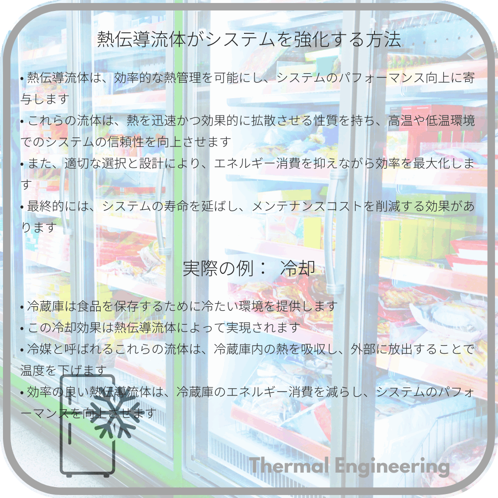 熱伝導流体がシステムを強化する方法
