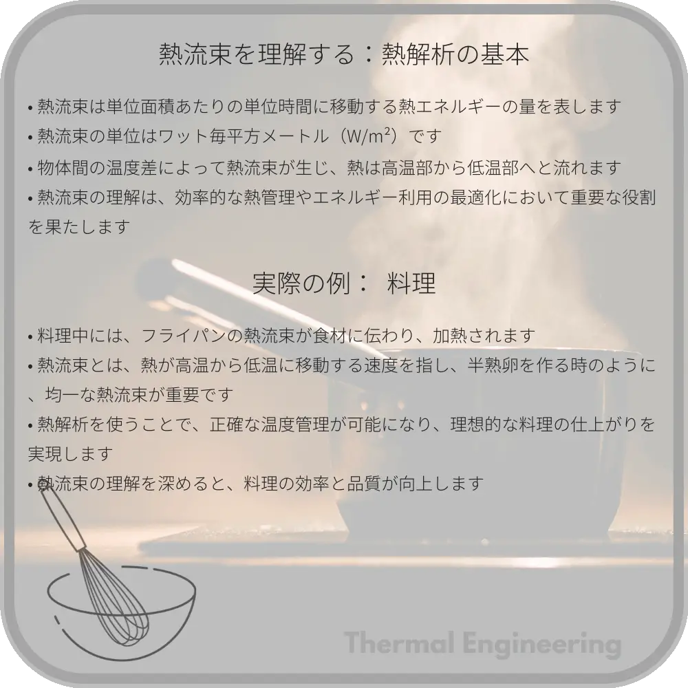 熱流束を理解する：熱解析の基本
