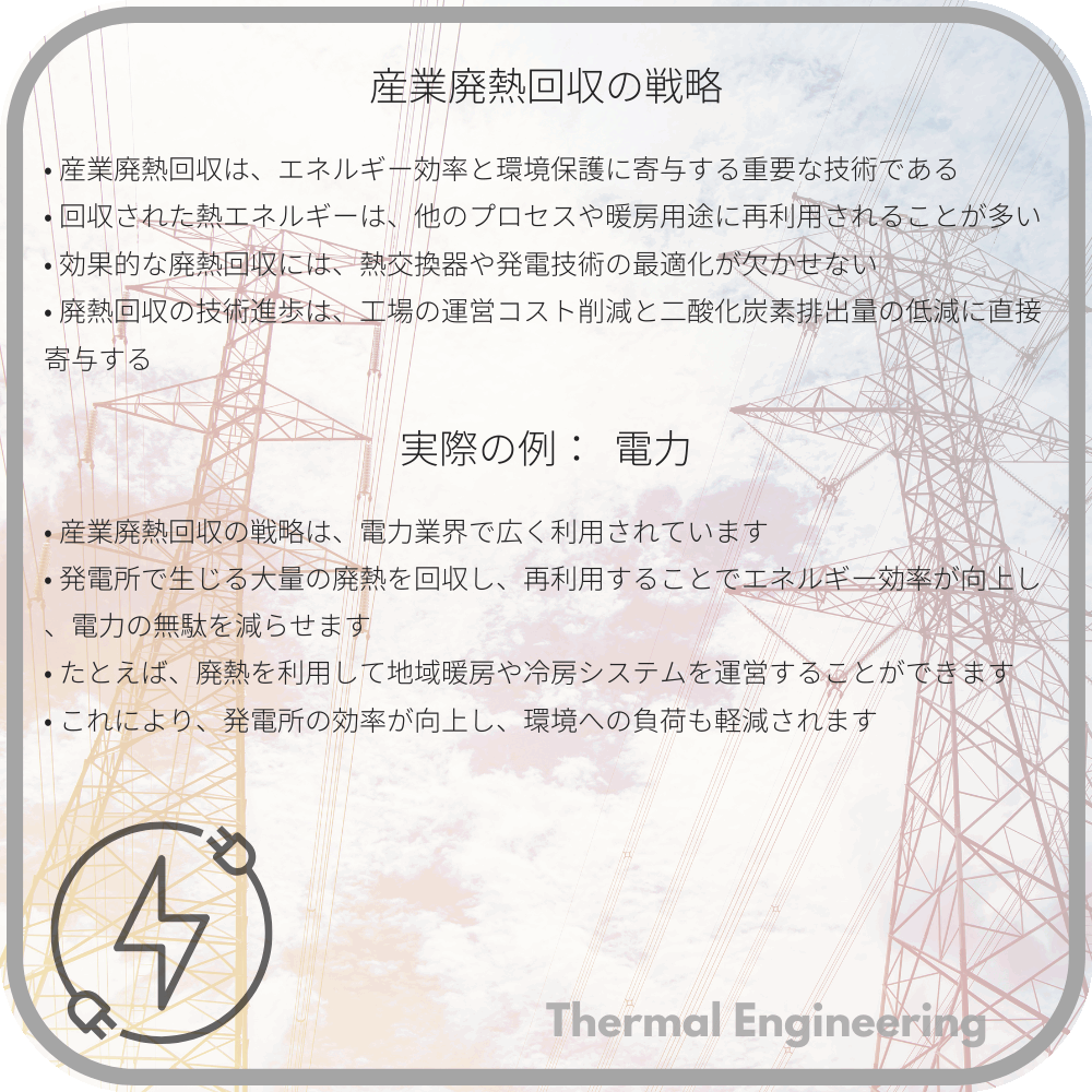 産業廃熱回収の戦略