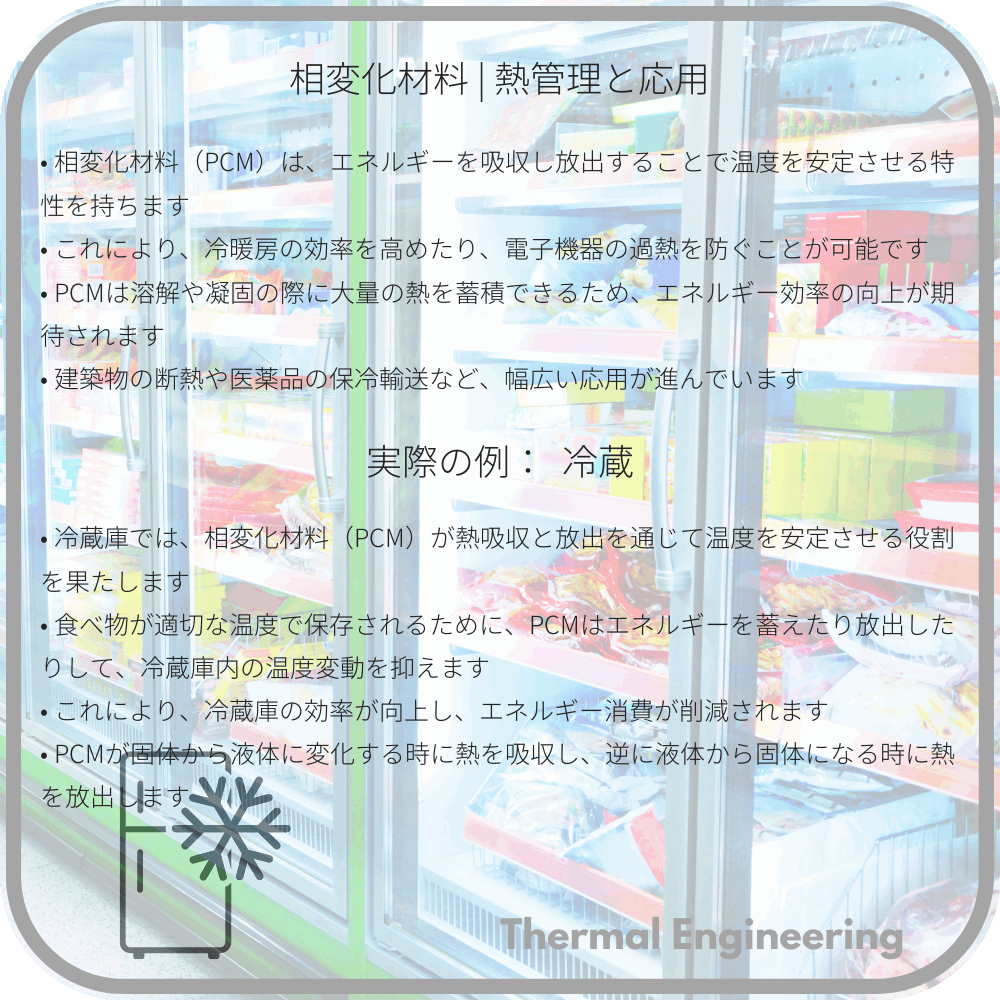 相変化材料 | 熱管理と応用