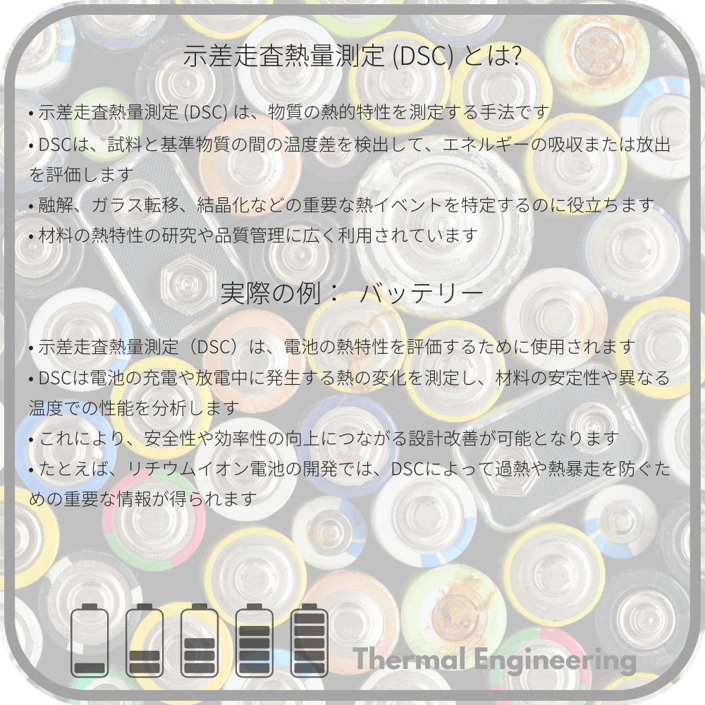 示差走査熱量測定 (DSC) とは?