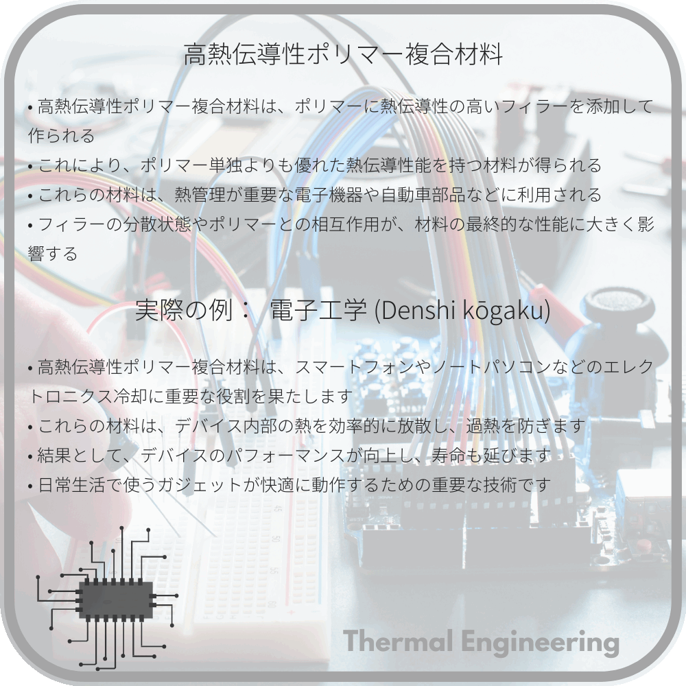高熱伝導性ポリマー複合材料