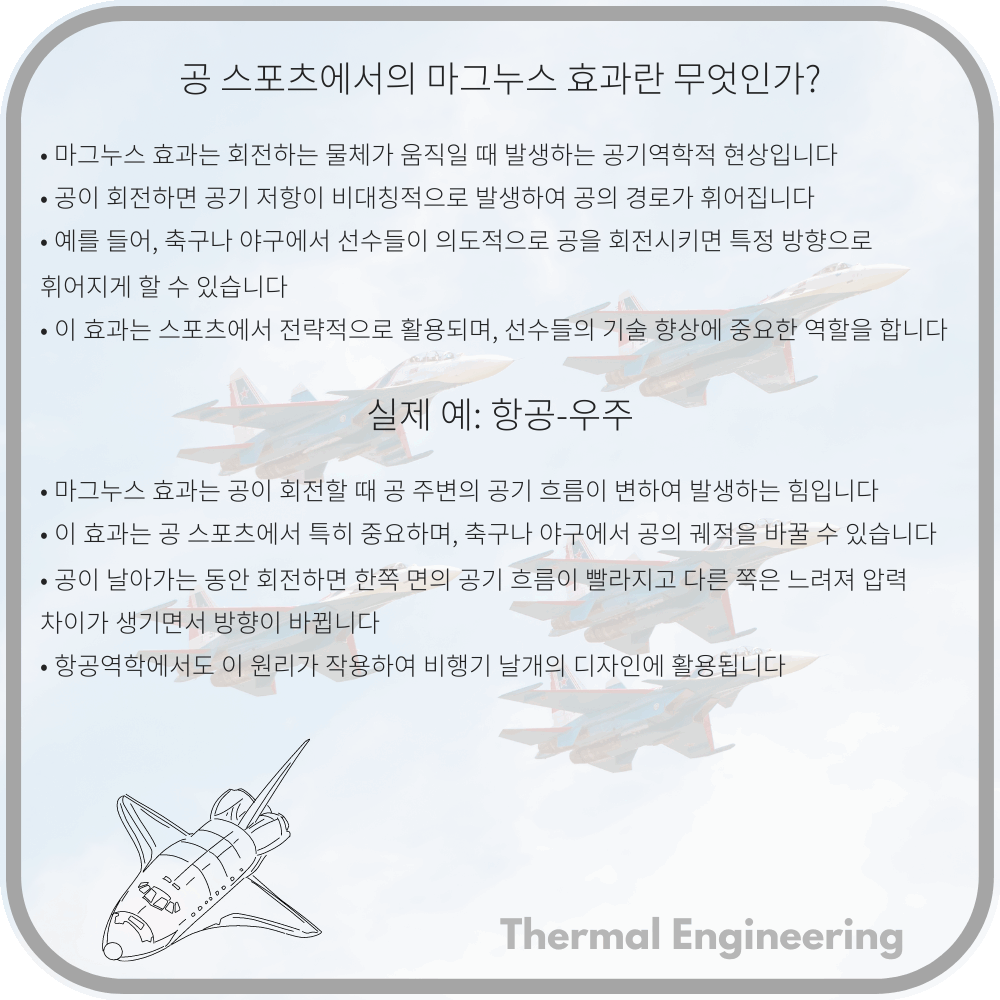 공 스포츠에서의 마그누스 효과란 무엇인가?