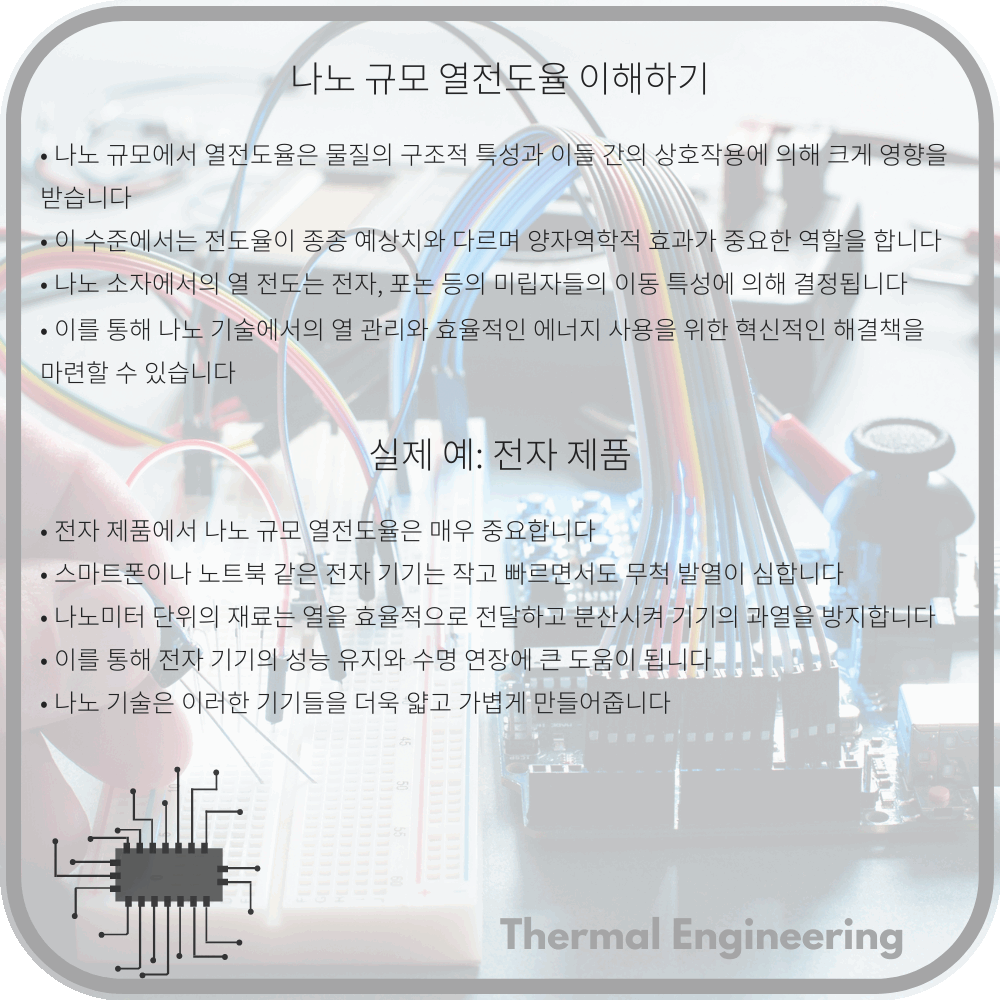 나노 규모 열전도율 이해하기