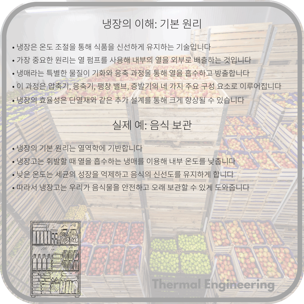 냉장의 이해: 기본 원리
