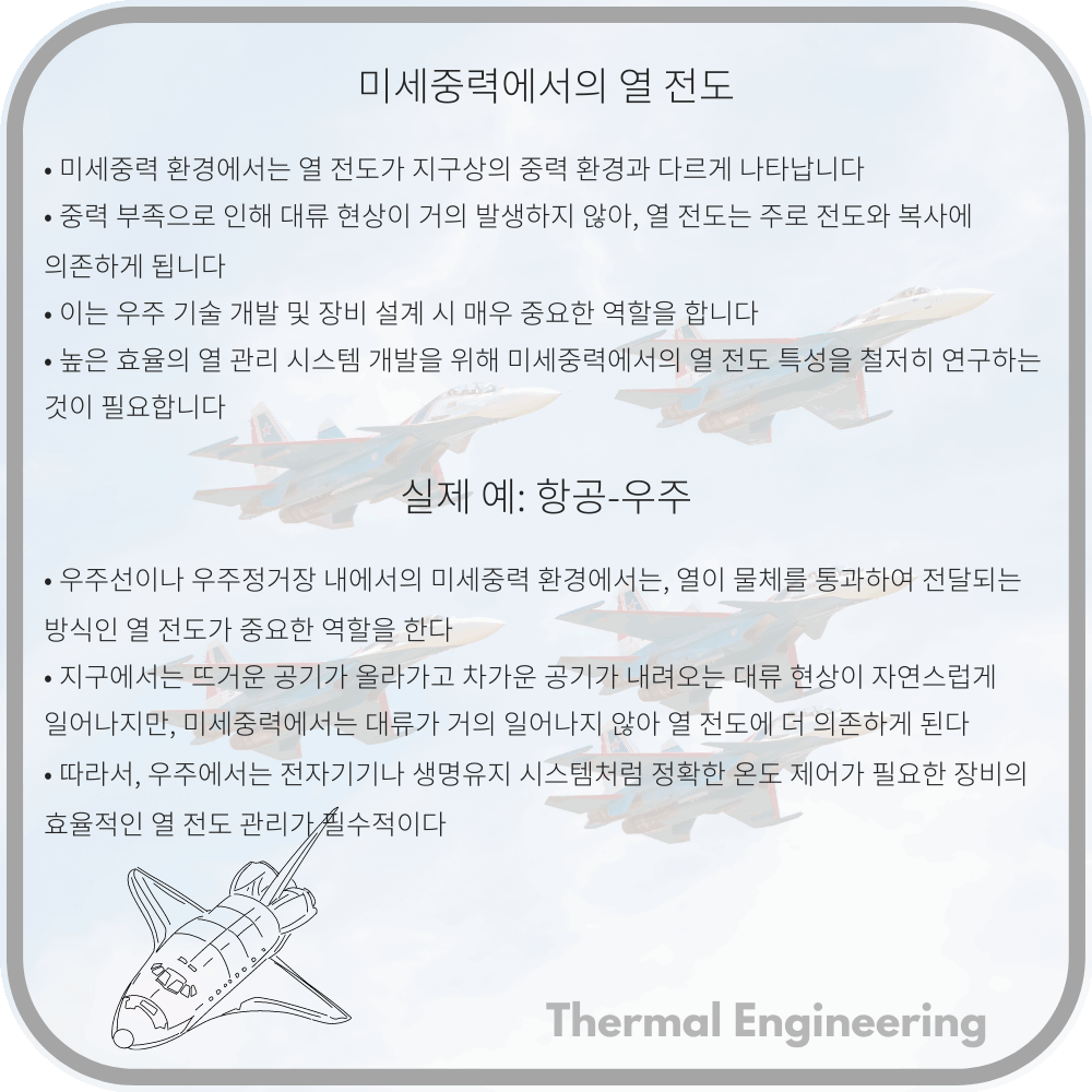 미세중력에서의 열 전도
