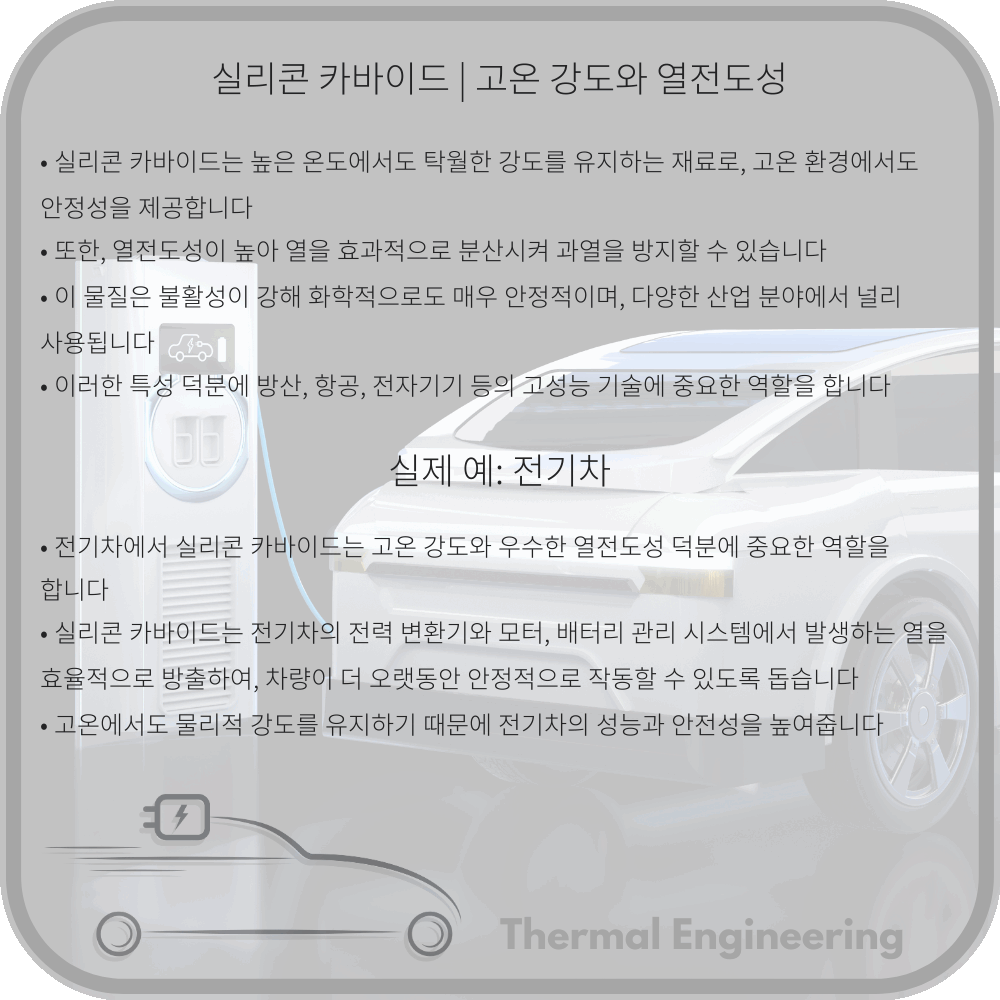 실리콘 카바이드 | 고온 강도와 열전도성