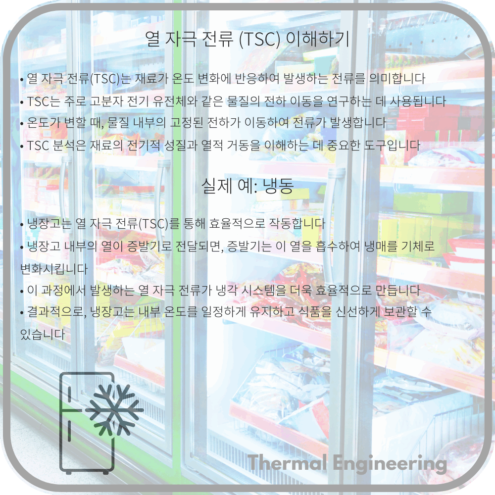 열 자극 전류 (TSC) 이해하기