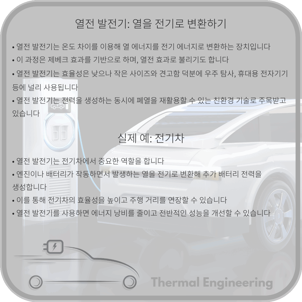 열전 발전기: 열을 전기로 변환하기