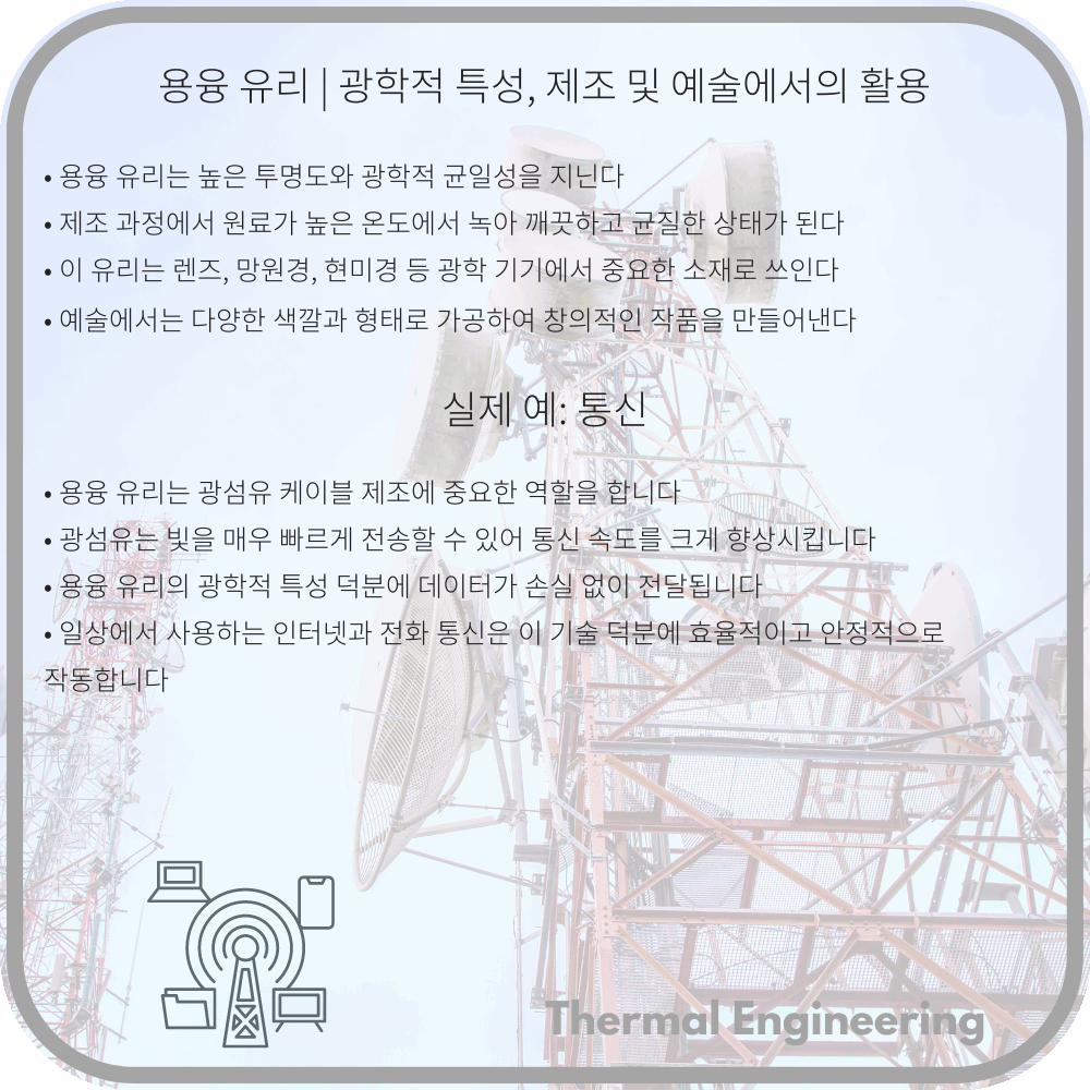 용융 유리 | 광학적 특성, 제조 및 예술에서의 활용
