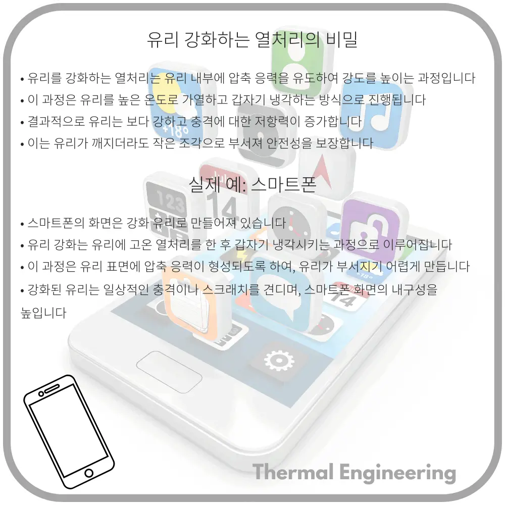 유리 강화하는 열처리의 비밀