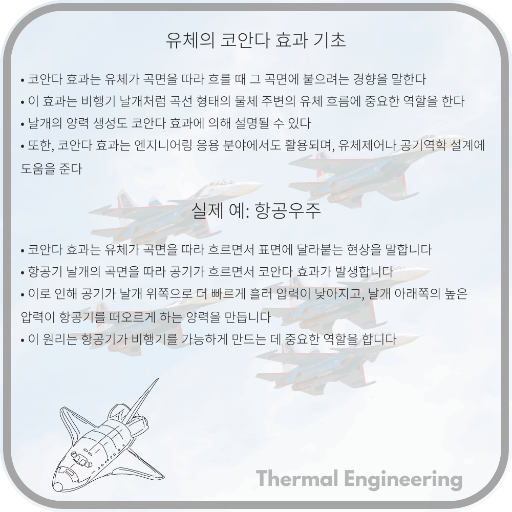 유체의 코안다 효과 기초