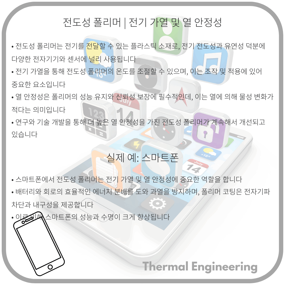 전도성 폴리머 | 전기 가열 및 열 안정성