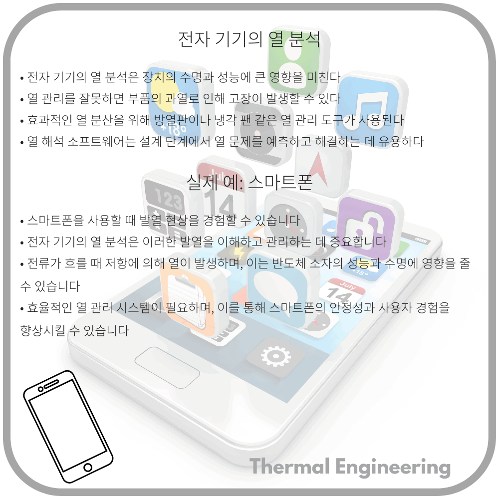 전자 기기의 열 분석