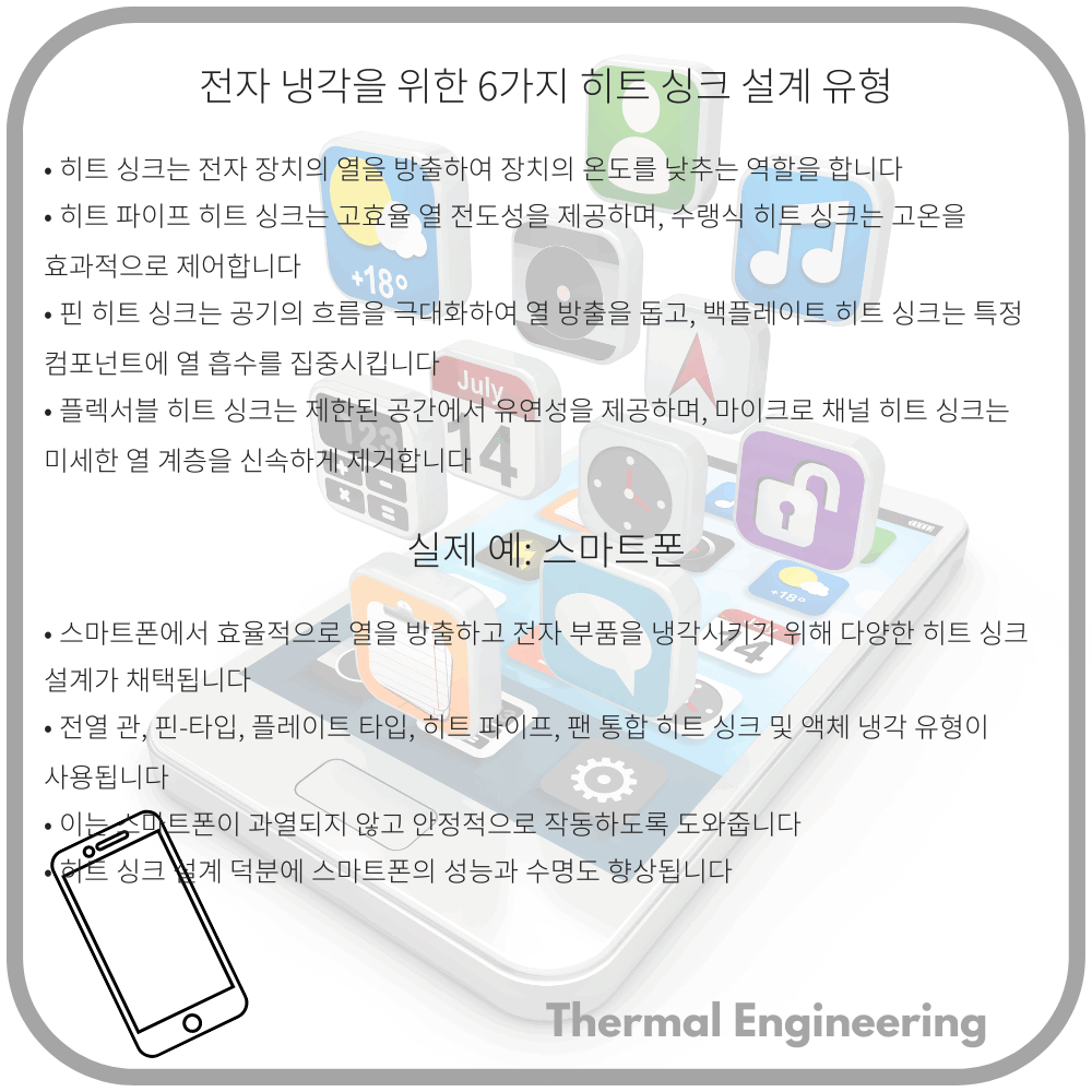 전자 냉각을 위한 6가지 히트 싱크 설계 유형