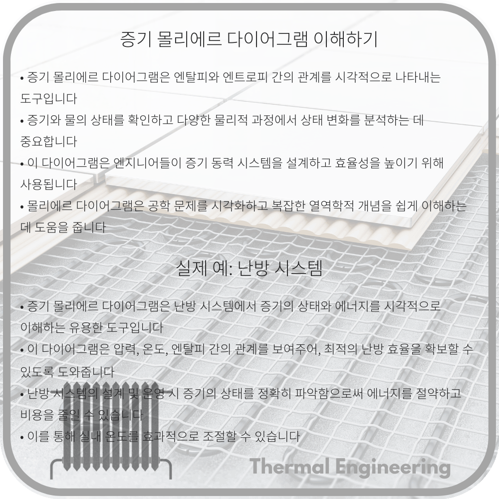증기 몰리에르 다이어그램 이해하기