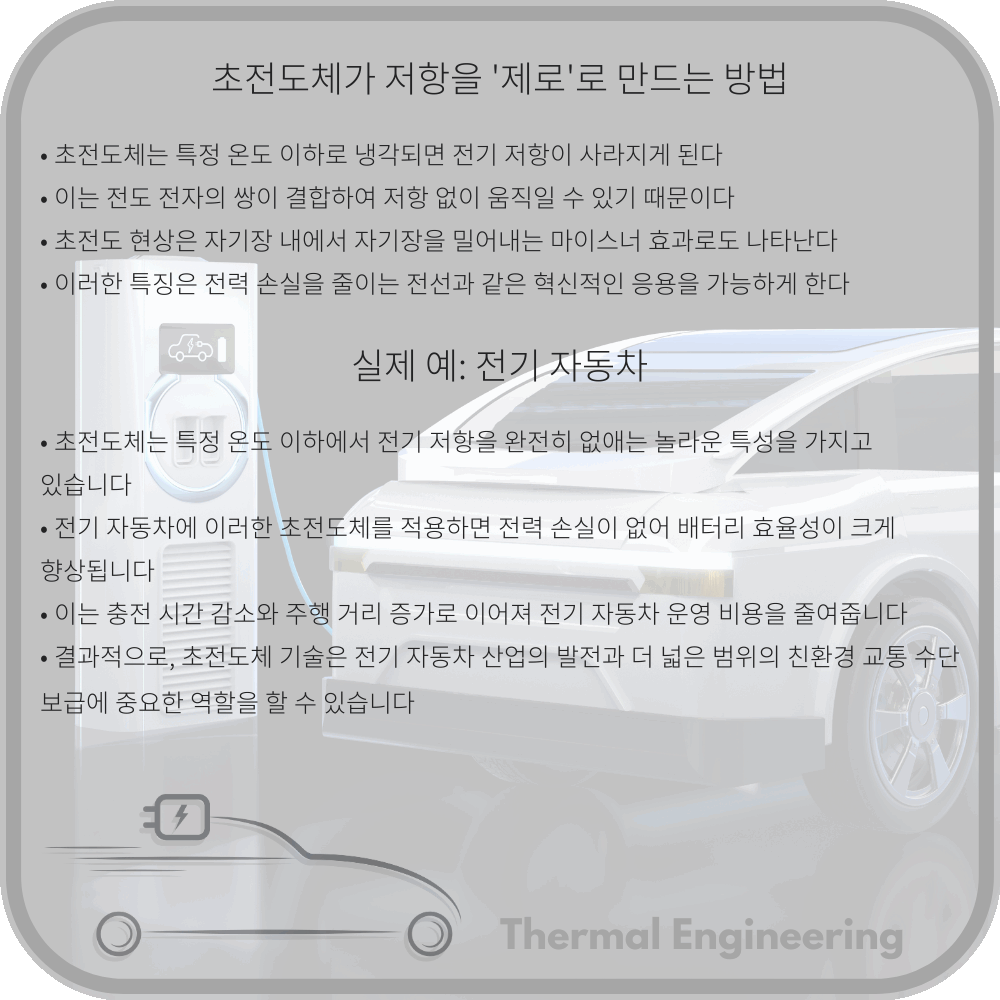 초전도체가 저항을 '제로'로 만드는 방법