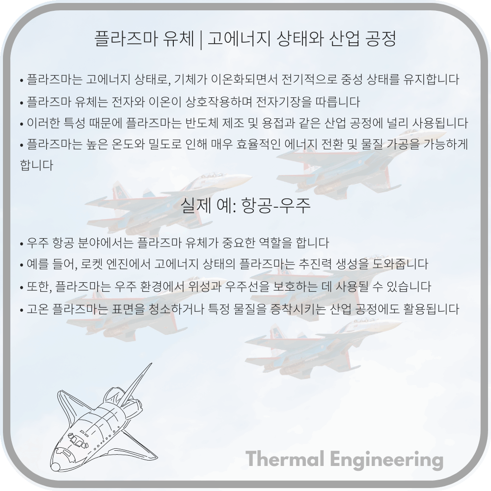플라즈마 유체 | 고에너지 상태와 산업 공정