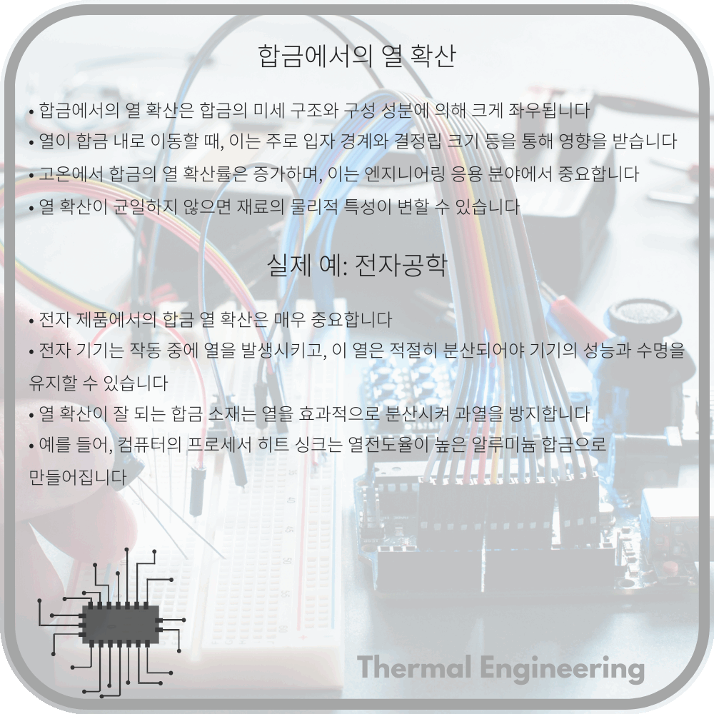 합금에서의 열 확산