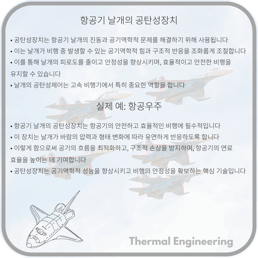 항공기 날개의 공탄성장치