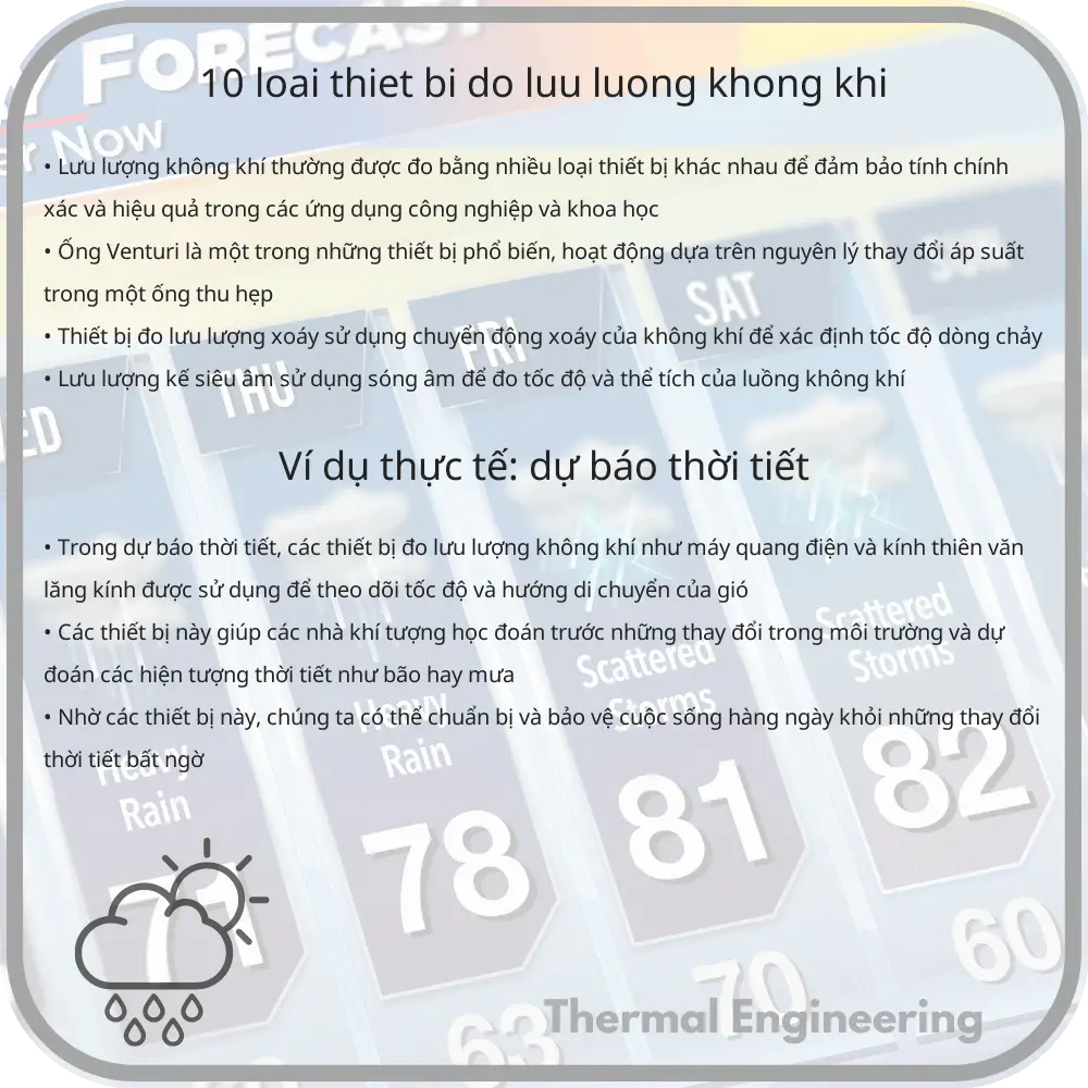 10 Loại Thiết Bị Đo Lưu Lượng Không Khí