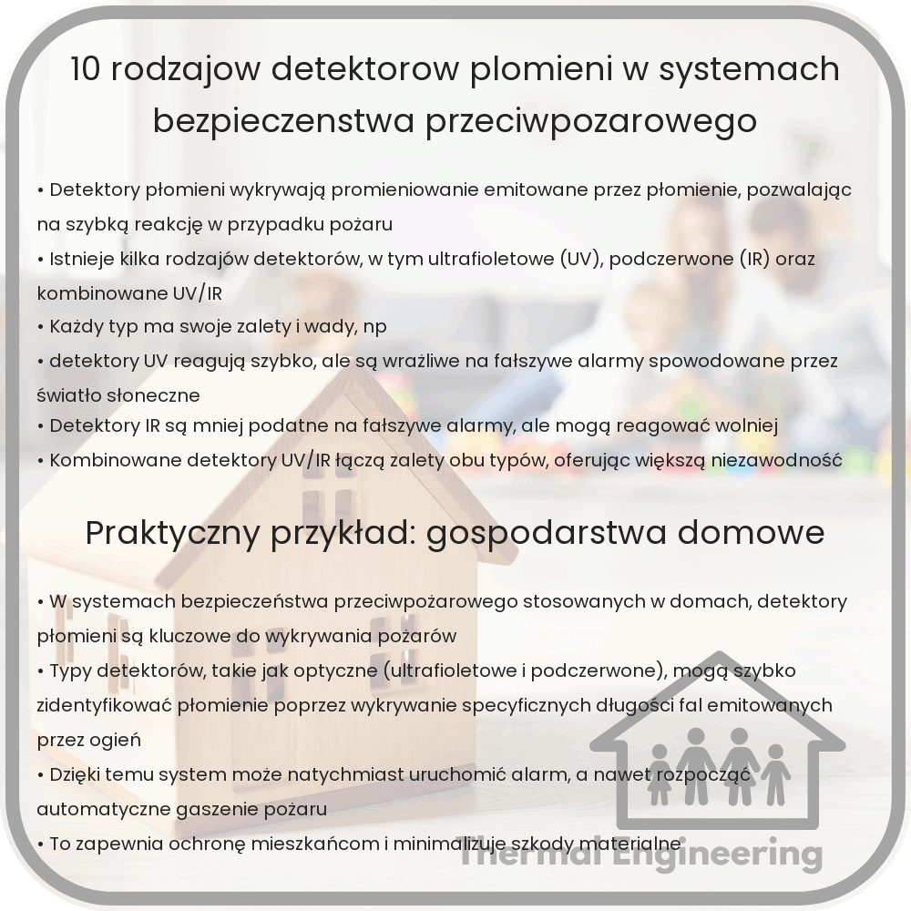 10 rodzajów detektorów płomieni w systemach bezpieczeństwa przeciwpożarowego