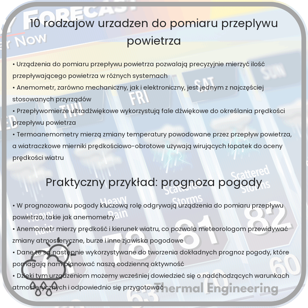 10 Rodzajów Urządzeń do Pomiaru Przepływu Powietrza