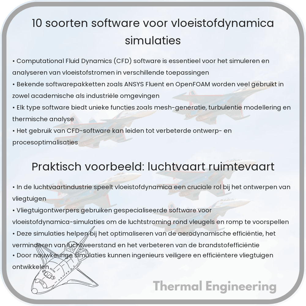 10 Soorten Software voor Vloeistofdynamica Simulaties