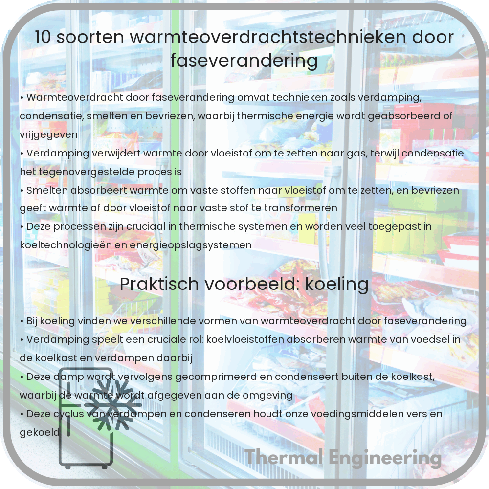 10 Soorten Warmteoverdrachtstechnieken door Faseverandering