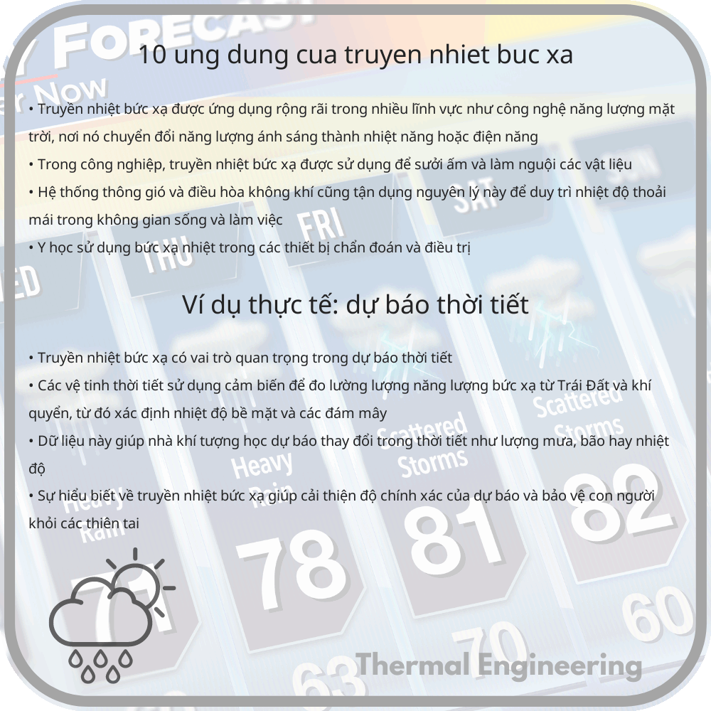 10 Ứng Dụng Của Truyền Nhiệt Bức Xạ