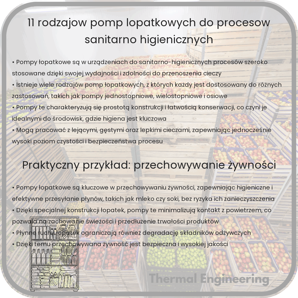 11 Rodzajów Pomp Łopatkowych do Procesów Sanitarno-Higienicznych