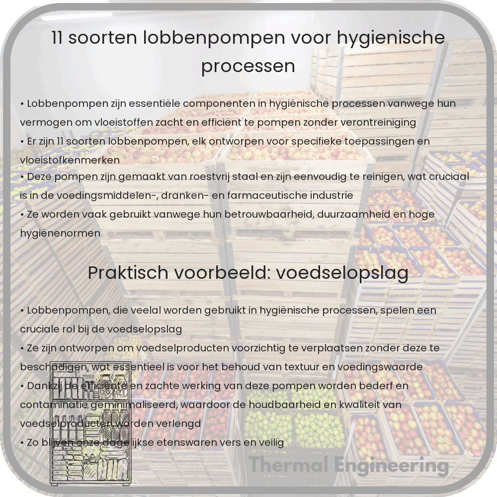 11 Soorten Lobbenpompen voor Hygiënische Processen