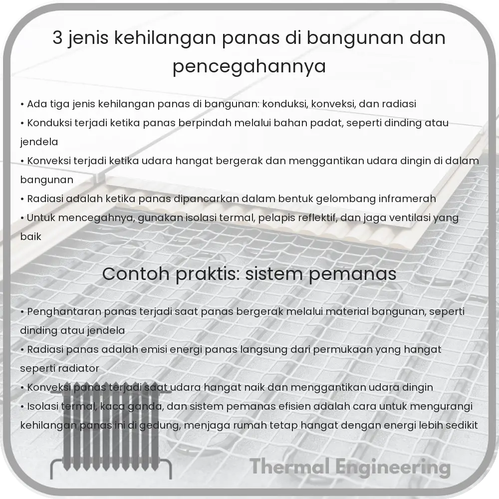 3 Jenis Kehilangan Panas di Bangunan dan Pencegahannya