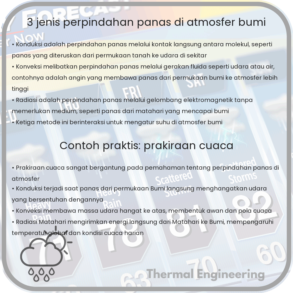 3 Jenis Perpindahan Panas di Atmosfer Bumi