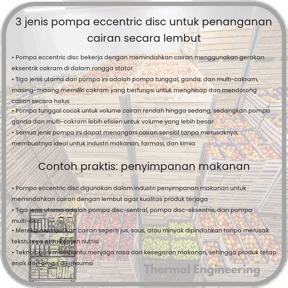 3 Jenis Pompa Eccentric Disc untuk Penanganan Cairan secara Lembut