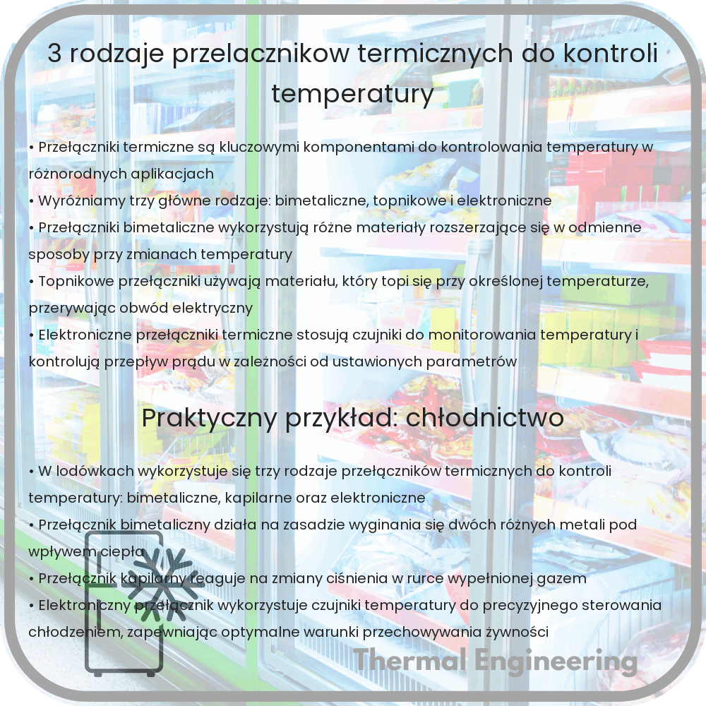3 Rodzaje Przełączników Termicznych do Kontroli Temperatury