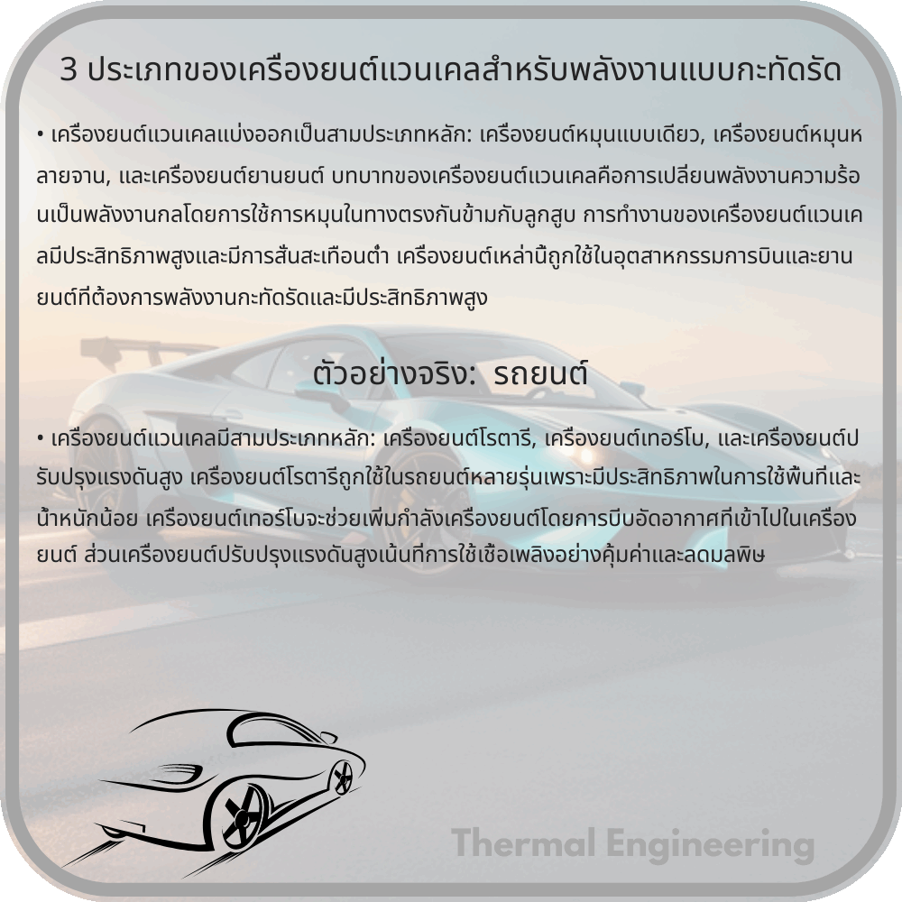 3 ประเภทของเครื่องยนต์แวนเคลสำหรับพลังงานแบบกะทัดรัด