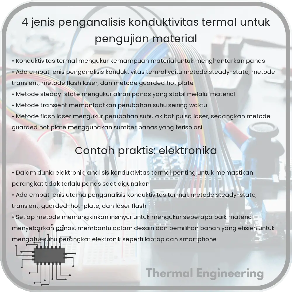 4 Jenis Penganalisis Konduktivitas Termal untuk Pengujian Material