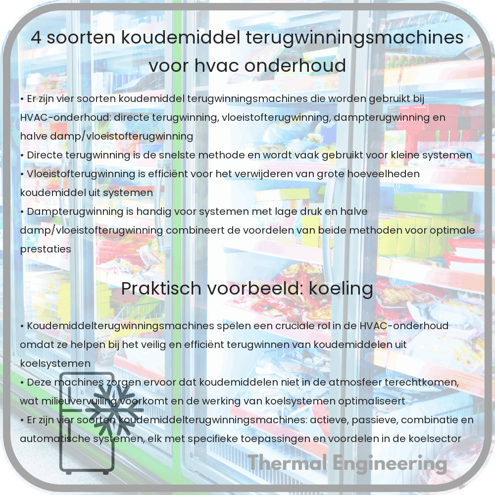 4 Soorten Koudemiddel Terugwinningsmachines voor HVAC Onderhoud
