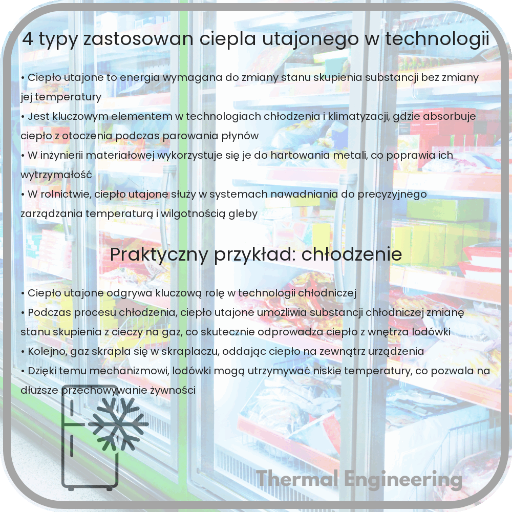 4 Typy Zastosowań Ciepła Utajonego w Technologii